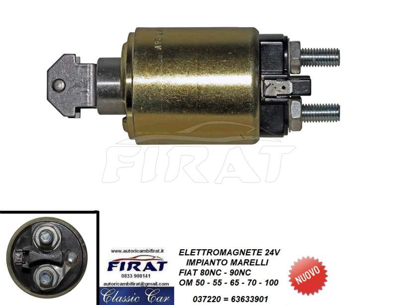 ELETTROMAGNETE FIAT 80NC 90NC OM50 55 100 (037220)